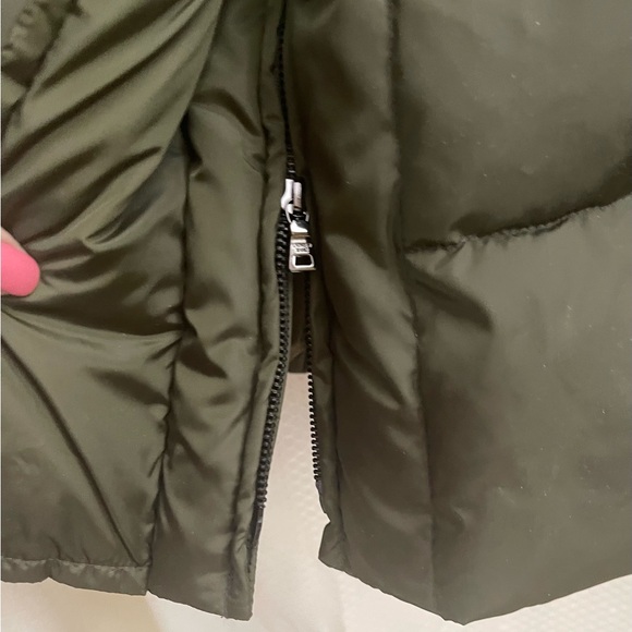 Andrew Marc long deep olive long puffer - Picture 3 of 9